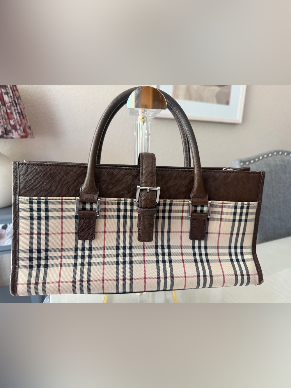 Burberry Nova Check Handbag